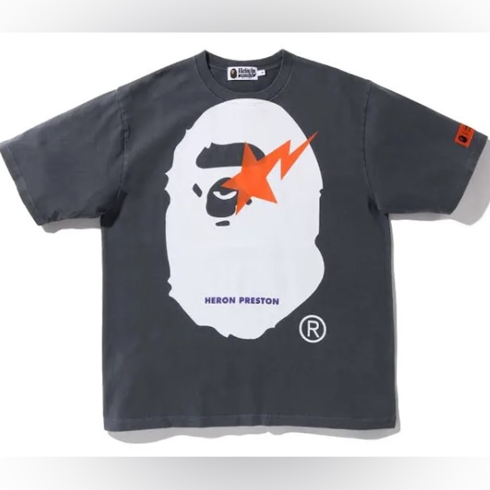 Bape x heron present tee